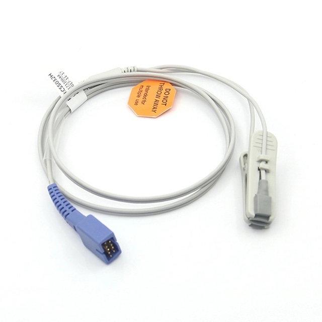 Nellcor Oximax SpO2 Sensor, 9PIN, 1M