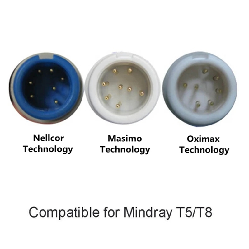 Mindray T5 T8 Compatible SpO2 Sensor, Masimo/ Nellcor/ Oximax technology