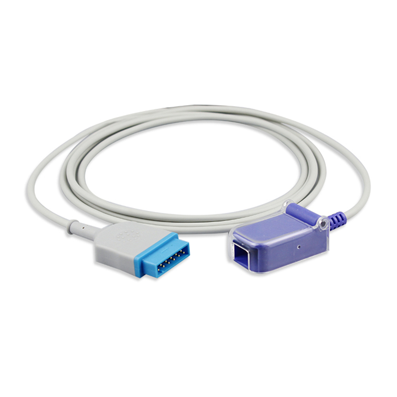 GE Healthcare Compatible SpO2 Adapter Cable, Oximax Technology