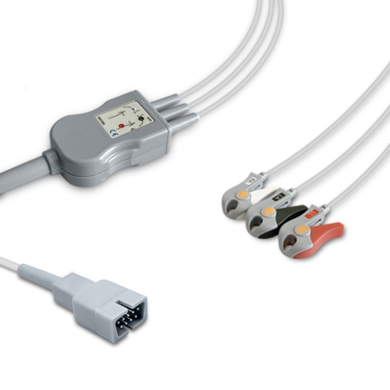 MEK Compatible 7-Pin ECG Cable for MP1000, MP600, MP500, EC-MK02-3GA