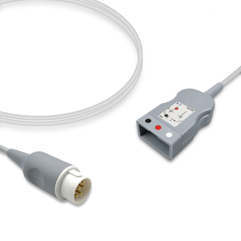 Philips 8-Pin ECG Trunk Cable 3-Lead M1580A, 989803104231 Compatible, ET-PH02-3TP