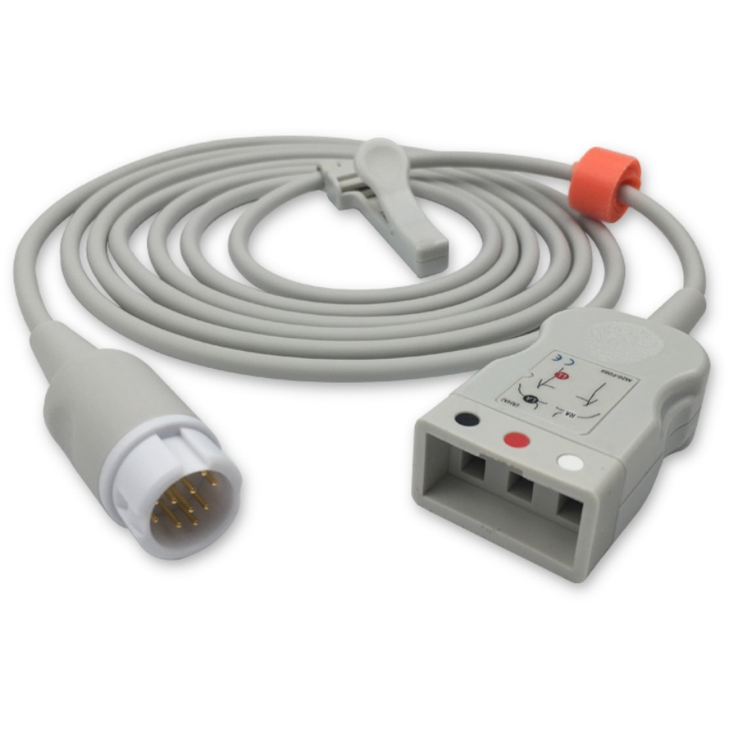 Philips ECG Trunk Cable Adapter M1500A, M1520A Compatible 12-Pin, ET-PH03-3TP