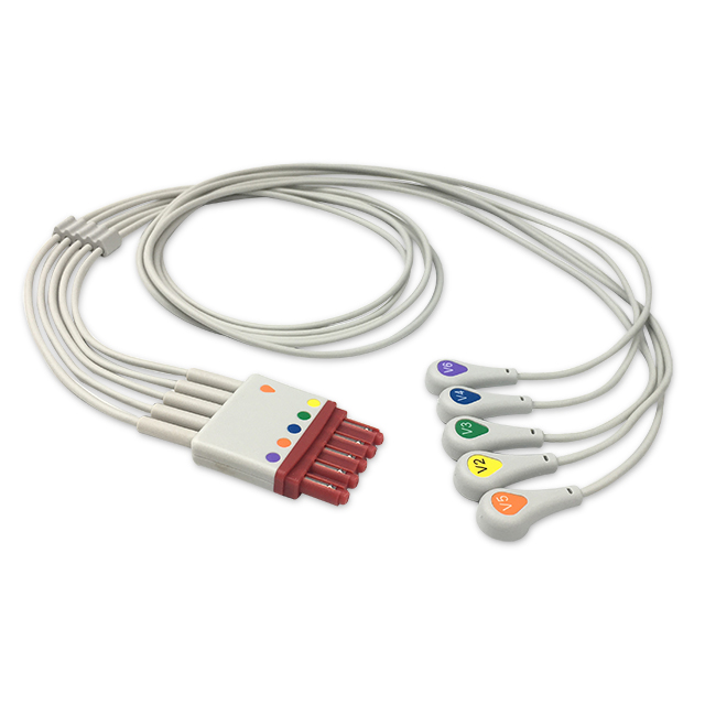 Philips 5-Lead ECG Leadwire Compatible M1602A, M1976A, EL-PH01-5SAV