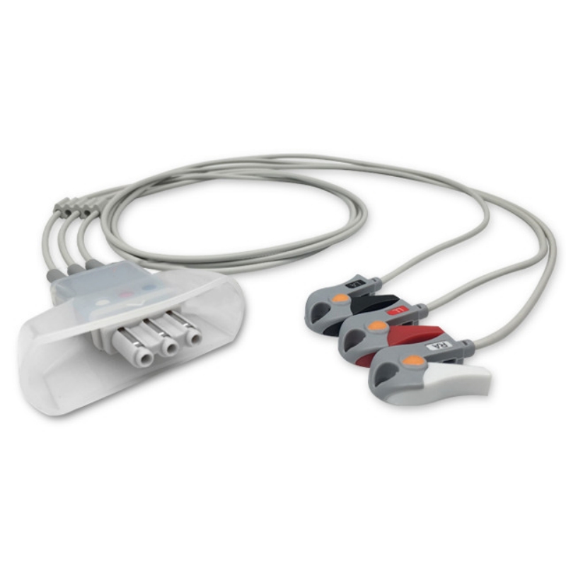 Philips Telemetry ECG Leadwire 3-Lead 989803151971 Compatible, EH-PH02-3GA