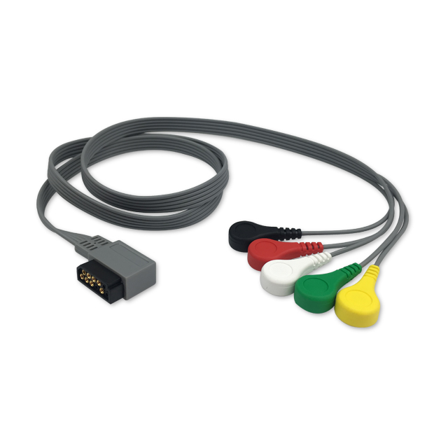 Philips Telemetry ECG Leadwire 5-Lead M4725A, 350-0173-03 Compatible, EH-PH04-5SI