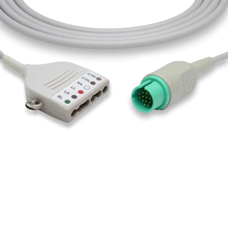 Spacelabs ECG Trunk Cable 6-Lead New DIN 700-0008-59 Compatible, ET-SP01-6MD2