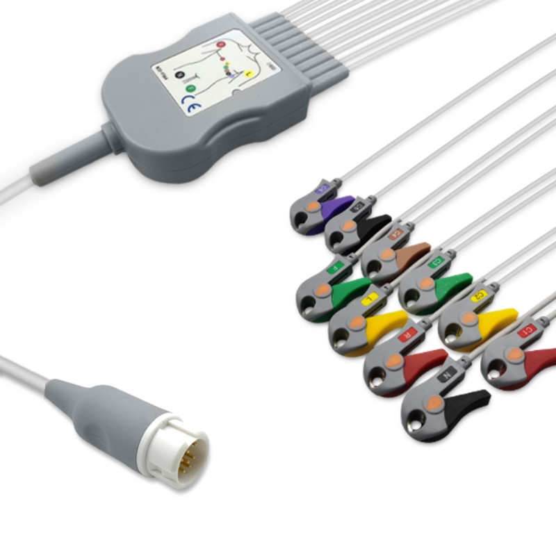 Philips EKG Cable 10 Leads 989803128951 Compatible, EK-PH02-10GI