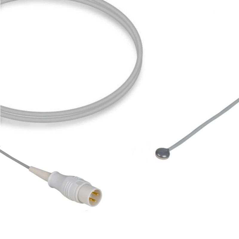 Draeger Air Shields Compatible Temperature Probe 3-Pin, TR-DR03-AS