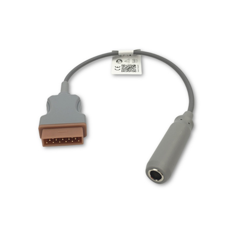 GE Healthcare Marquette Temperature Adapter Cable 2021700-001, 2104178-001 Compatible, TA-GE01-F63