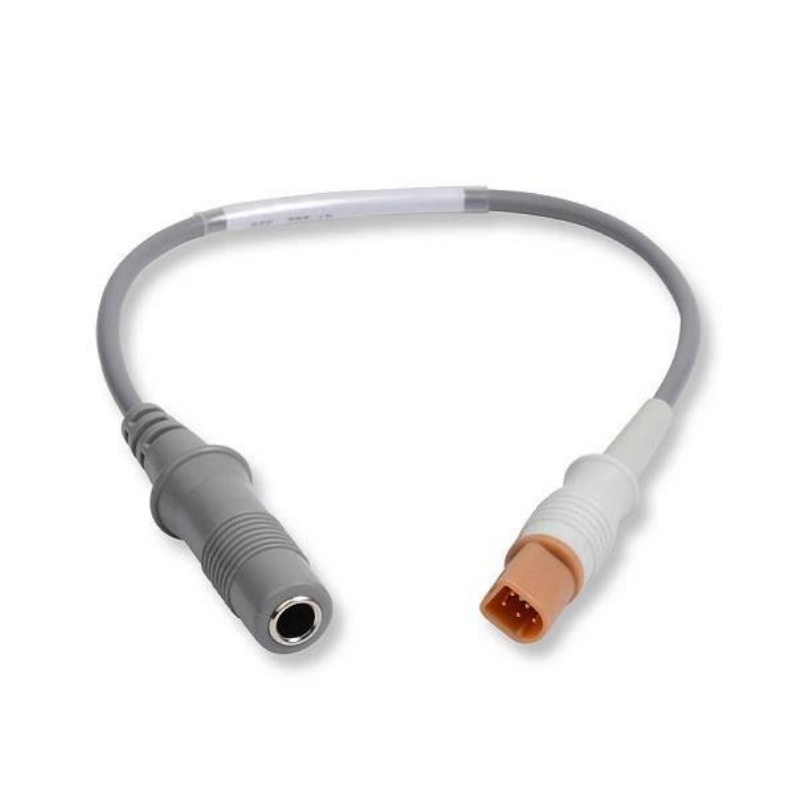 Mindray Datascope Temperature Cable Adapter 6.3mm 040-000100-00 Compatible, TA-MR02-F63