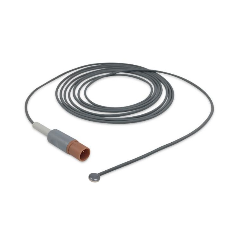 Philips 2-Pin Reusable Temperature Probe Adult Skin 21078A, M21078 Compatible, TR-PH01-AS