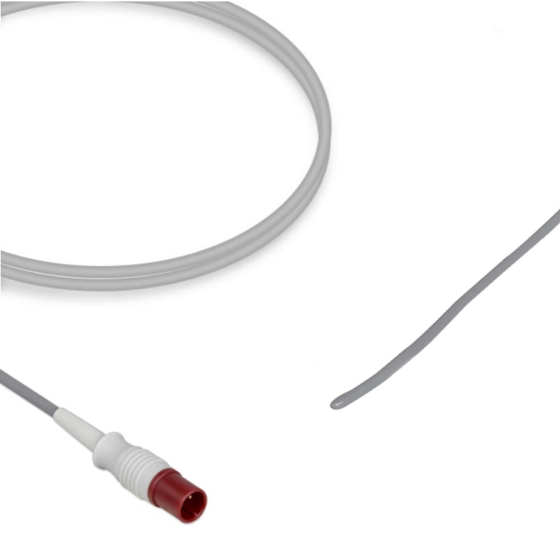 Philips 2-Pin Reusable Temperature Probe Pediatric Esophageal/ Rectal 21076A, 989803203571 Compatible, TR-PH01-PR