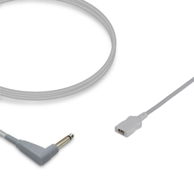 YSI 400 Series Temperature Adapter Cable Nellcor 502-0410, Philips 989706000591 Compatible, TA-YS40-DP