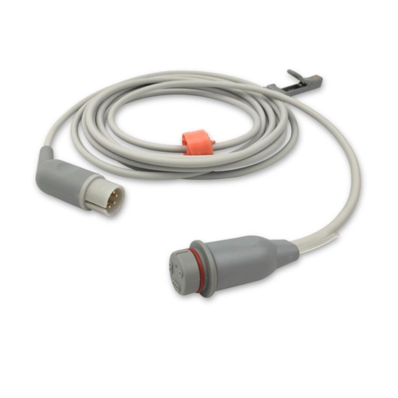 AAMI 6-Pin IBP Cable Adapter BD 690-0021-00 Compatible for Spacelabs, Datascope, IBA-AM01-BD