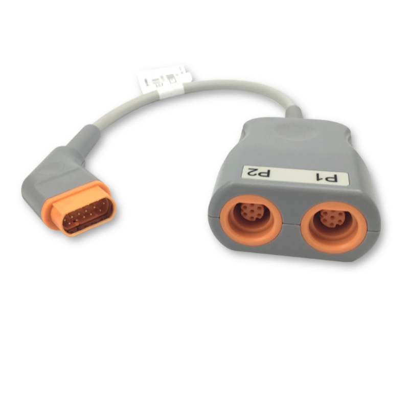 Draeger 5592147 Compatible IBP Cable Adapter Dual 7-Pin, IBA-DR03-7P2