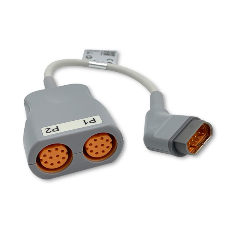 Draeger 5731281 Compatible IBP Cable Adapter Dual 10-Pin, IBA-DR03-10P