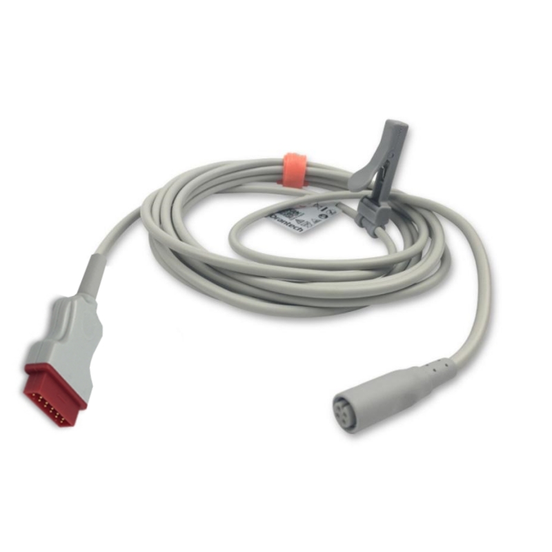 GE Medical IBP Cable Adapter B.Braun 22339301 Compatible for Datex Ohmeda, Marquette, Dinamap, IBA-GE01-BB