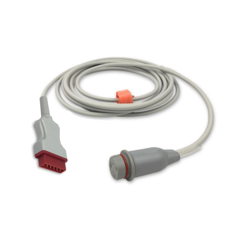 GE Medical IBP Cable Adapter BD 684102, Marquette 2016995-001 Compatible, IBA-GE01-BD