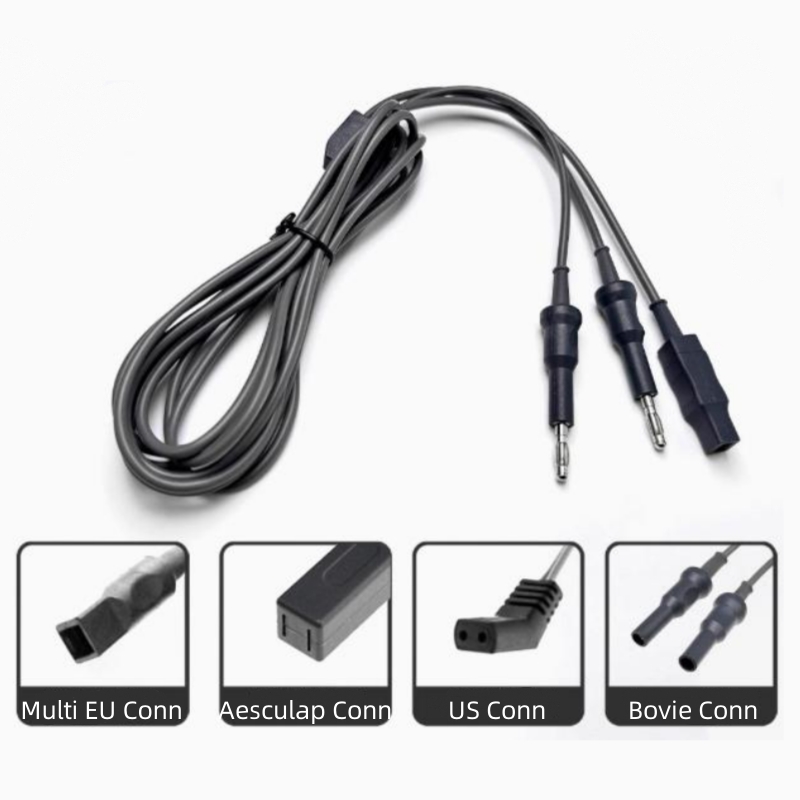 Bipolar High Frequency Cord HF Connect Cable for Euro Forceps, HF-2B4-EU1