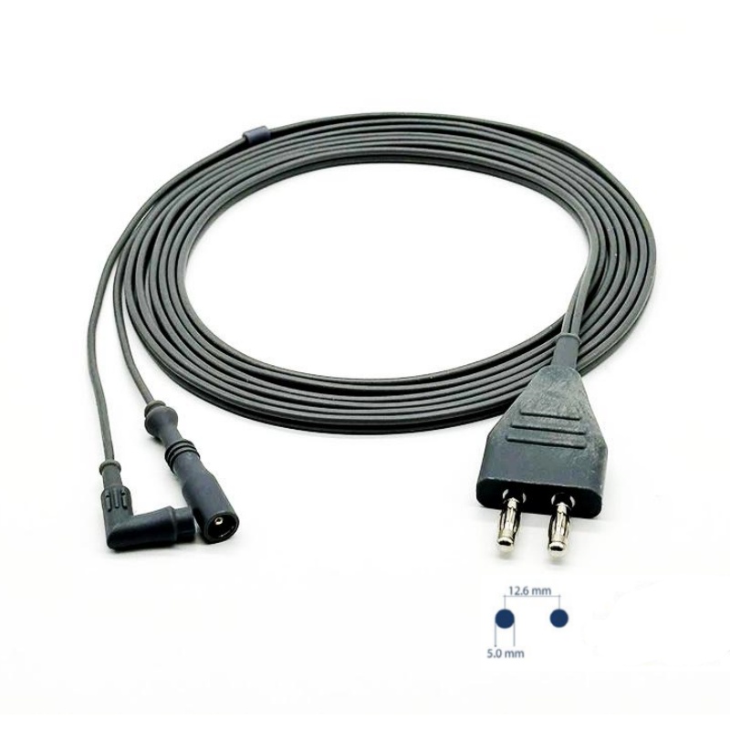 Olympus WA00013A Compatible Bipolar ESU HF Cable Cord Banana 5mm for Working Element A220 60B/61B, HF-B512-3030