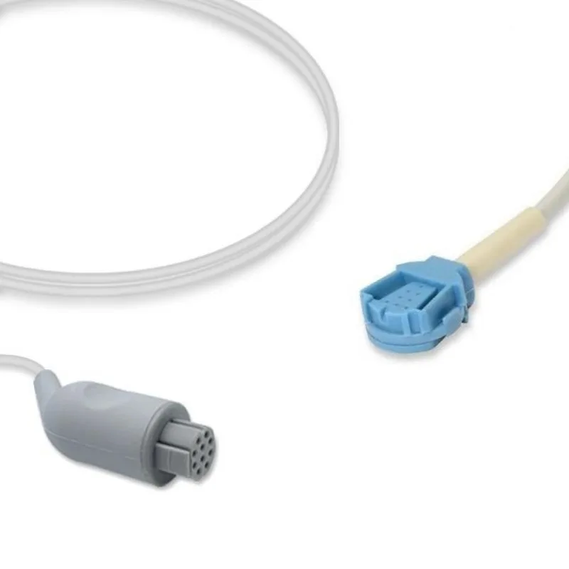 Datex Ohmeda SpO2 Extension Adapter Cable OxyTip OXY-SL3 Compatible