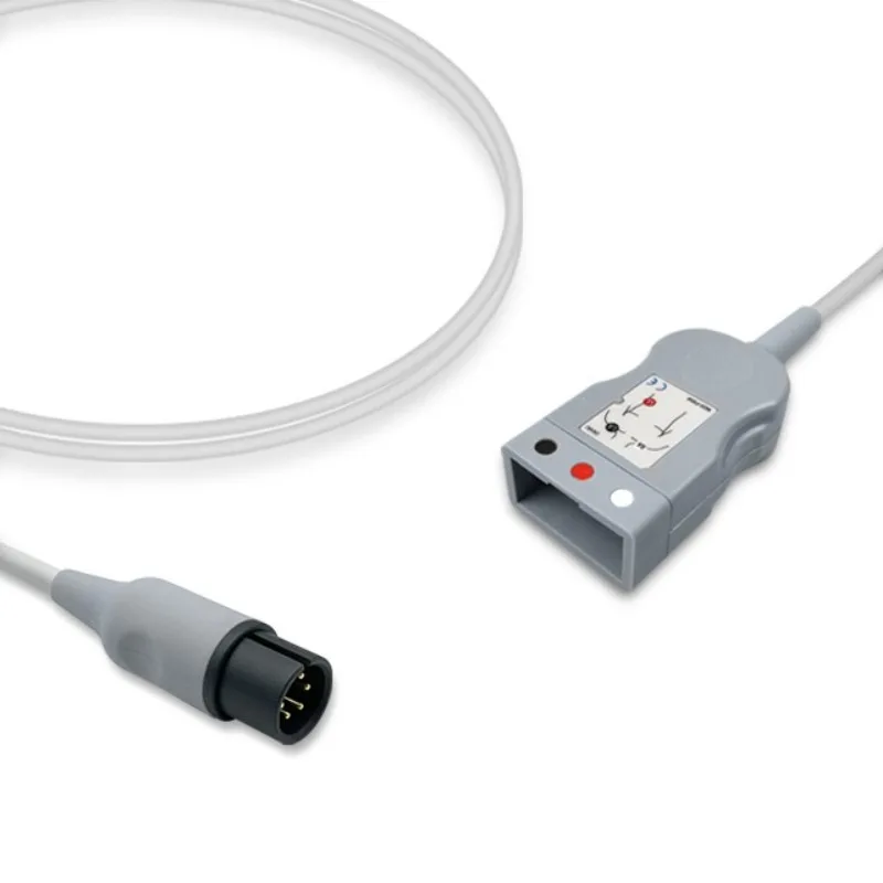AAMI 6-PIN ECG Connect Trunk Cable Adapter 5-Lead Compatible