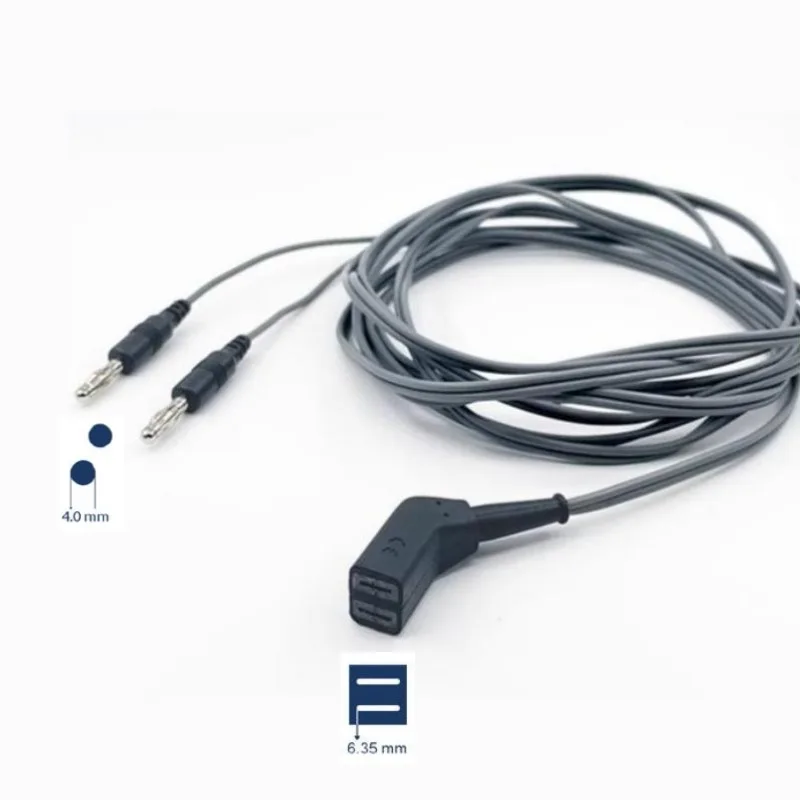 Bipolar ESU HF Connect Cable Cord 4MM Connector Use with Aesculap Forceps Instrument