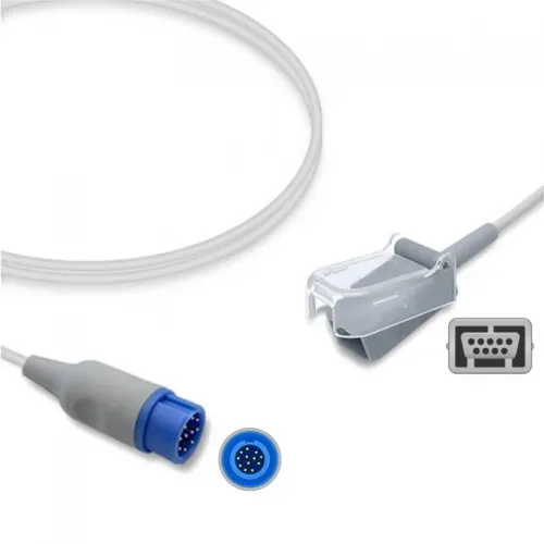 Mindray Datascope SpO2 Sensor Adapter Cable 0010-30-12452 Compatible, Masimo Technology