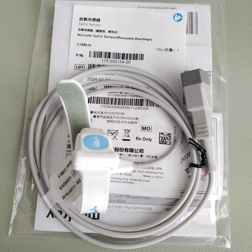 Mindray Datascope SpO2 Sensor Probe Bandage 518BLH Original