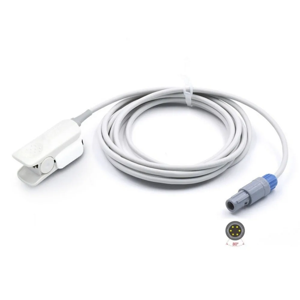 Mindray Datascope SpO2 Sensor Adapter Cable 0010-20-42595 571B Compatible, Oximax Technology