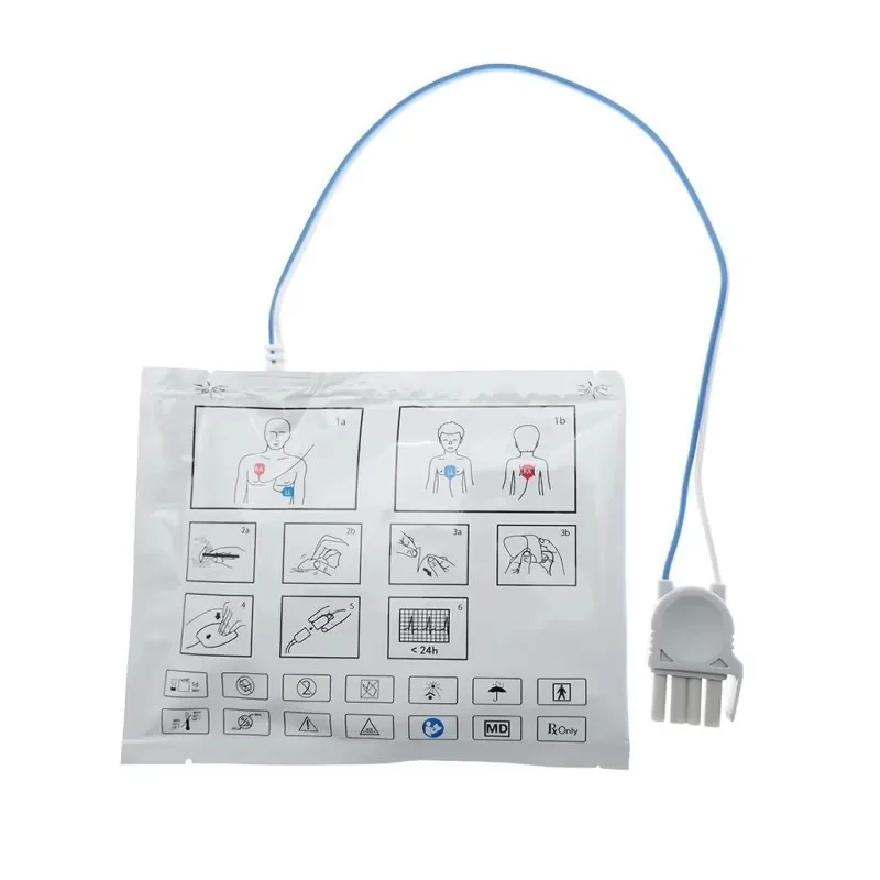 Mindray MR60 MR61 Compatible Disposable AED Electrodes Defibrillation Pad