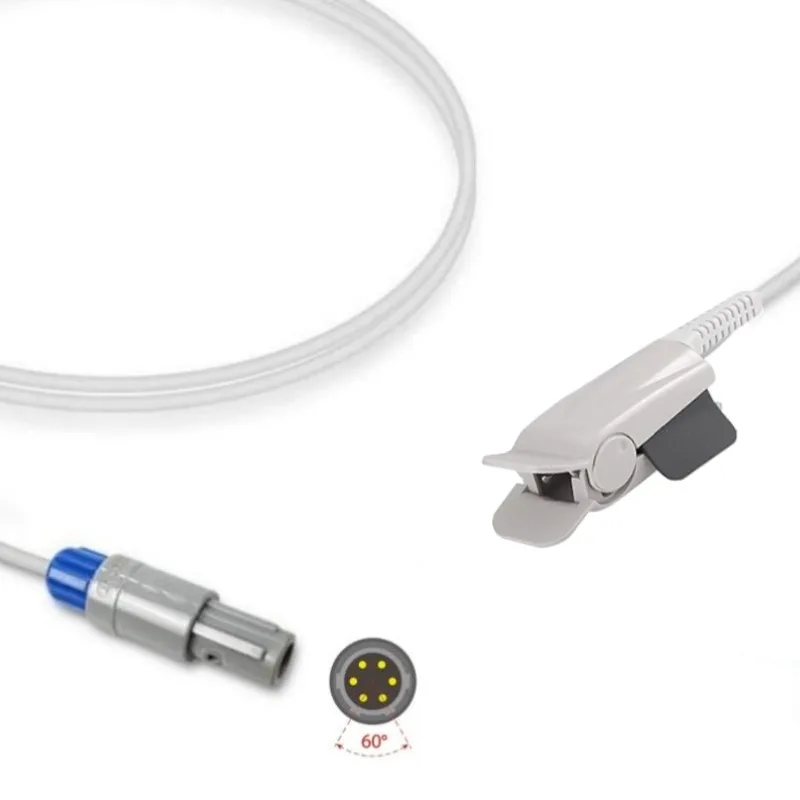 Mindray Datascope SpO2 Sensor Probe Adult Finger Clip Compatible, Masimo Technology