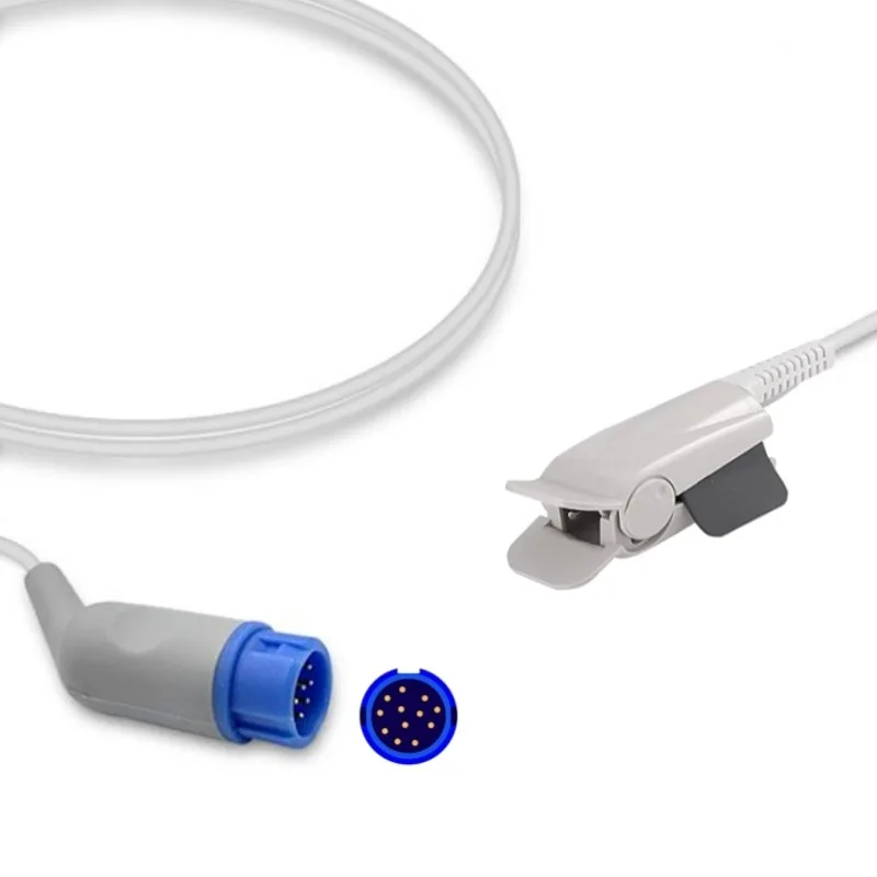 Newtech SpO2 Sensor Probe Adult Digital Compatible, 12-PIN