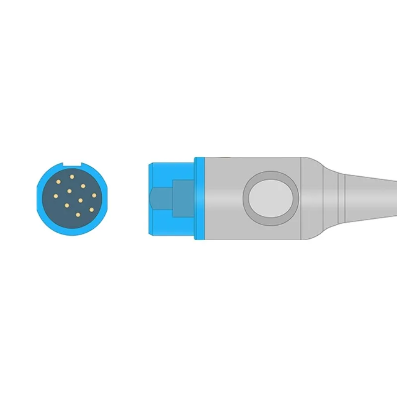 Nihon Kohden SpO2 Extension Cable Adapter JC-024P, JC-025P Compatible, 10-PIN