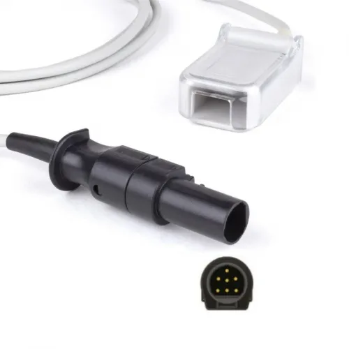 Novametrix Spacelabs SpO2 Extension Adapter Cable Compatible