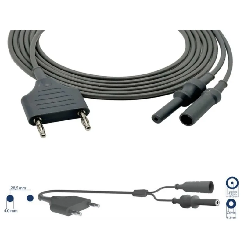Olympus Compatible ESU HF Connect Cable Cord Use with Wolf Resectoscope