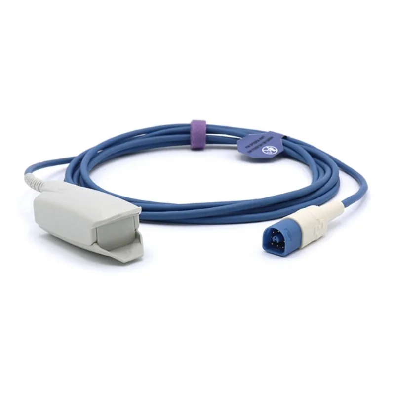 Philips Goldway 8-PIN SpO2 Sensor Probe Adult Finger M1196A Compatible