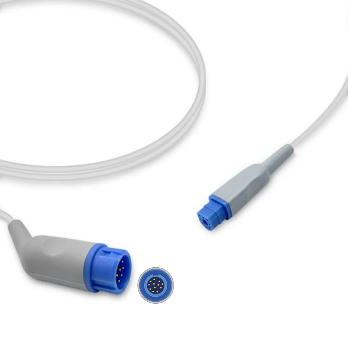 Philips 12-PIN SpO2 Extension Cable Adapter M1940A, M1940B Compatible
