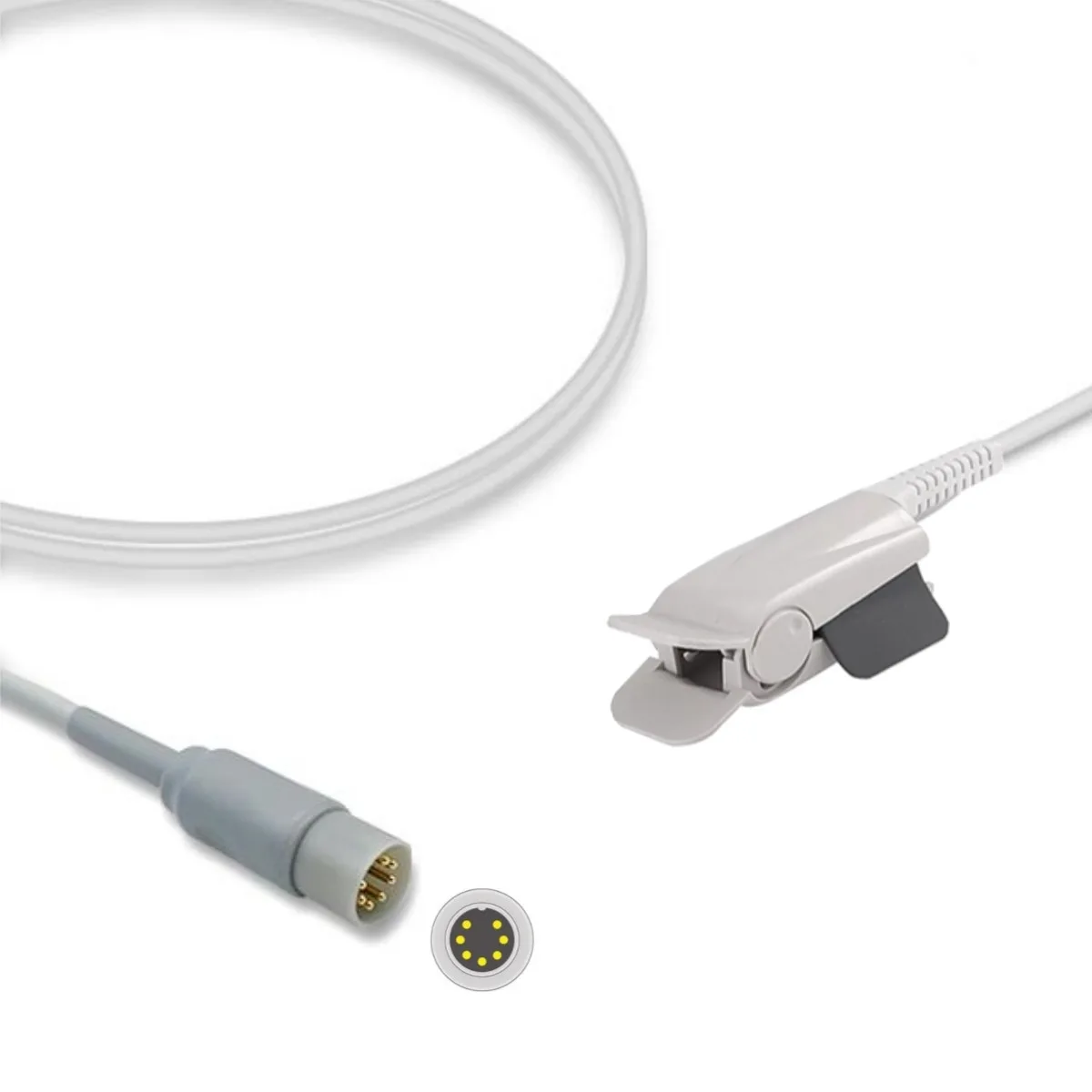 Schiller 7-PIN SpO2 Sensor Probe Adult Finger Clip Compatible