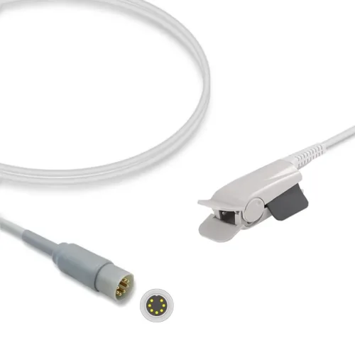 Schiller 7-PIN SpO2 Sensor Probe Adult Finger Clip Compatible