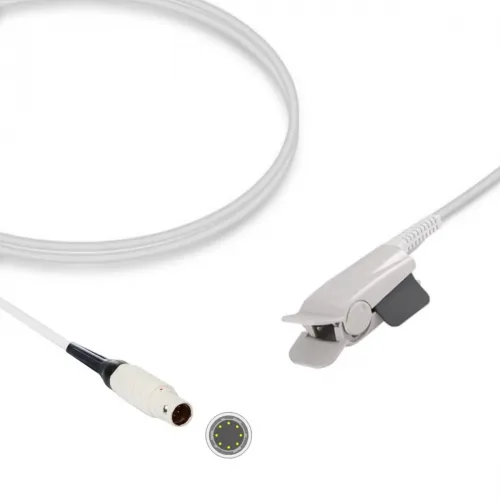 Siemens Draeger Directly SpO2 Sensor Probe Adult Finger Clip 8-PIN Compatible