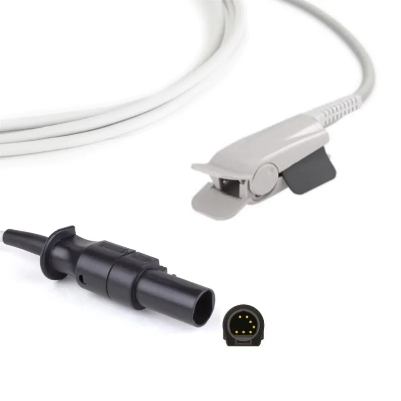 Spacelabs 7-PIN SpO2 Sensor Probe Adult Finger Clip Compatible